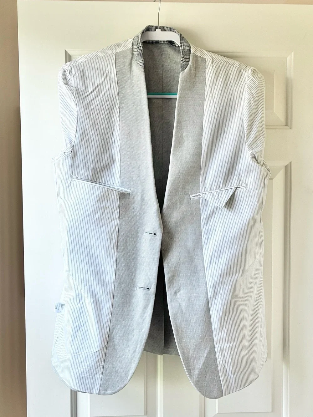 Jacob Holston Men's Classic Tailored  Two Button Blazer Sport Coat Size L